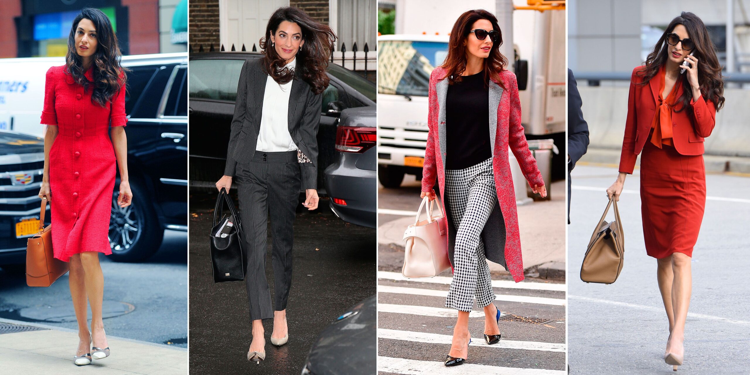 Amal best outfits by Harper's Bazaar