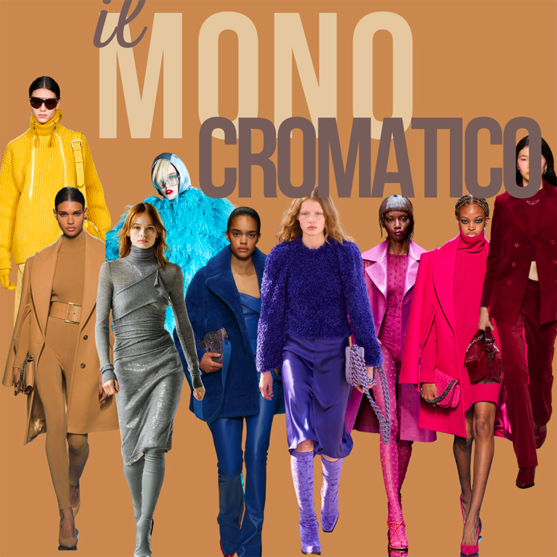 Trend autunno outfit monocromatici